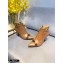 Fendi Heel 8.5cm FF Print Ankle Boots Brown 2020
