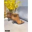 Fendi Heel 8.5cm FF Print Ankle Boots Brown 2020