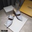 Fendi Calfskin FF Print Slingbacks White 2020