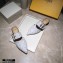 Fendi Calfskin FF Print Slingbacks White 2020