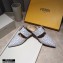 Fendi Calfskin FF Print Slingbacks White 2020