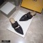 Fendi Calfskin FF Print Slingbacks Black 2020
