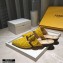 Fendi Calfskin FF Print Slingbacks Yellow 2020