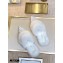 Fendi Rabbit Hair FF Print Slingbacks White 2020