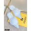 Fendi Rabbit Hair FF Print Slingbacks White 2020
