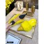 Fendi Rabbit Hair FF Print Slingbacks Yellow 2020