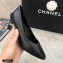 Chanel Pearl Low Heel Pumps Black 2020