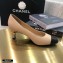 Chanel Pearl Low Heel Pumps Beige 2020