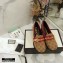 Gucci Heel 5.5cm GG Canvas Loafers with Chain 2020