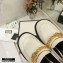 Gucci Heel 8.5cm Textured Leather Loafers White with Chain 2020