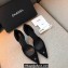 Chanel Heel 7cm Coco Vintage Pumps Top Quality Satin Black 2020
