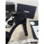 Chanel Heel 7.5cm Pearl Bow Grosgrain Pumps with Straps G36466 Suede Black 2020