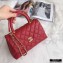 Chanel Coco Handle Small Flap Bag Red with Top Handle A92990 Top Quality 7147