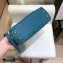 Chanel Coco Handle Small Flap Bag Turquoise Blue with Lizard Top Handle A92990 Top Quality 7147
