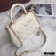 Chanel Coco Handle Small Flap Bag White with Top Handle A92990 Top Quality 7147