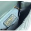 Chanel Waxy Leather Coco Handle Chevron Small Flap Bag Light Green with Top Handle A92990