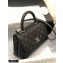 Chanel Coco Handle Small Flap Bag Black/Silver with Top Handle A92990