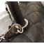 Chanel Coco Handle Small Flap Bag Black/Silver with Top Handle A92990