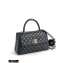 Chanel Coco Handle Medium Flap Bag Black with Top Handle A92991