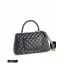 Chanel Coco Handle Medium Flap Bag Black with Top Handle A92991
