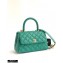 Chanel Coco Handle Small Flap Bag Green with Top Handle A92990