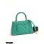 Chanel Coco Handle Small Flap Bag Green with Top Handle A92990