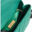 Chanel Coco Handle Small Flap Bag Green with Top Handle A92990