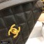 Chanel Coco Handle Small Flap Bag Black/Gold with Top Handle A92990