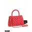 Chanel Coco Handle Small Flap Bag Red with Top Handle A92990