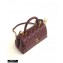 Chanel Coco Handle Small Flap Bag Burgundy with Top Handle A92990