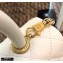 Chanel Coco Handle Small Flap Bag White with Top Handle A92990