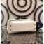 Chanel Coco Handle Small Flap Bag White with Top Handle A92990
