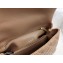 Chanel Coco Handle Small Flap Bag Beige/Burgundy with Lizard Top Handle A92990 Top Quality 7147