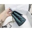 Chanel Coco Handle Small Flap Bag Pearl Green/Blue with Lizard Top Handle A92990 Top Quality 7147