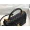 Chanel Coco Handle Medium Flap Bag Black with Top Handle A92991 Top Quality 7148