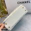 Chanel Coco Handle Small Flap Bag White with Python Top Handle A92990 Top Quality 7147