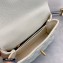 Chanel Coco Handle Small Flap Bag White with Python Top Handle A92990 Top Quality 7147