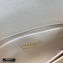Chanel Coco Handle Small Flap Bag White with Python Top Handle A92990 Top Quality 7147