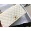 Chanel Coco Handle Medium Flap Bag White with Python Top Handle A92991 Top Quality 7148