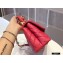 Chanel Coco Handle Small Flap Bag Red with Lizard Top Handle A92990 Original Quality 7147
