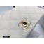 Chanel Coco Handle Small Flap Bag White/Burgundy with Lizard Top Handle A92990 Top Quality 7147