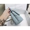 Chanel Coco Handle Small Flap Bag Gray with Lizard Top Handle A92990 Top Quality 7147