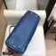 Chanel Coco Handle Small Flap Bag Pearl Blue with Lizard Top Handle A92990 Top Quality 7147