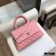 Chanel Coco Handle Small Flap Bag Pink with Top Handle A92990 Top Quality 7147