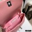 Chanel Coco Handle Small Flap Bag Pink with Top Handle A92990 Top Quality 7147