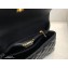 Chanel Coco Handle Small Flap Bag Black/Burgundy with Lizard Top Handle A92990 Top Quality 7147