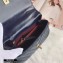 Chanel Waxy Calfskin Coco Handle Chevron Small Flap Bag Navy Blue with Top Handle A92990 7147