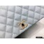 Chanel Coco Handle Medium Flap Bag Gray with Lizard Top Handle A92991 Top Quality 7148