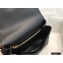 Chanel Coco Handle Medium Flap Bag Black/Burgundy with Lizard Top Handle A92991 Top Quality 7148