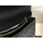 Chanel Coco Handle Medium Flap Bag Black/Burgundy with Lizard Top Handle A92991 Top Quality 7148